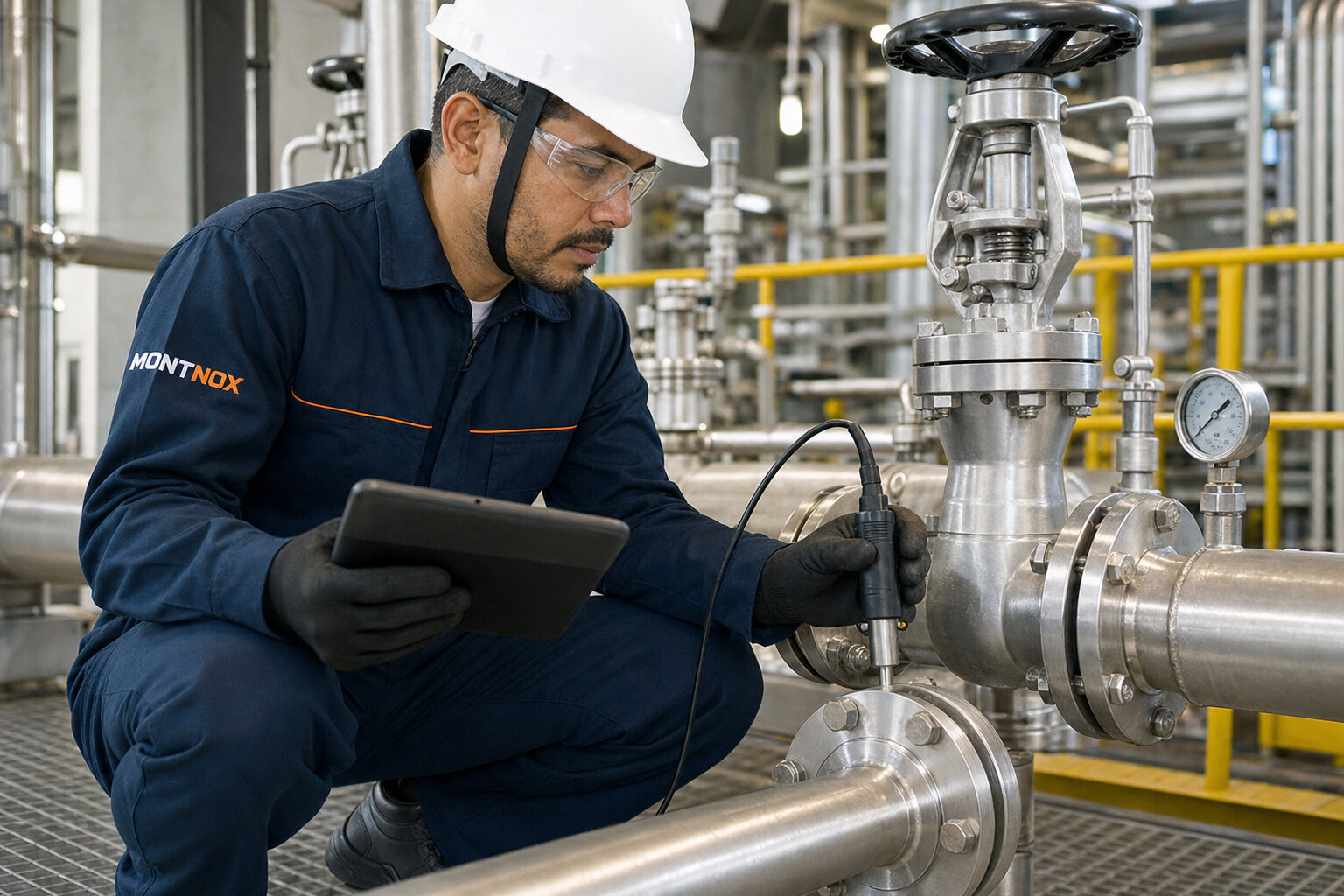 Inspeção técnica industrial